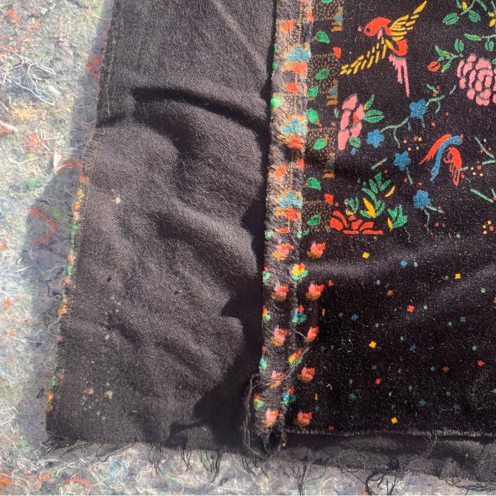 Still Available - Vintage 70s faux patchwork cotton fabric sewing - Picture 7 of 11